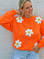 - Estelle Orange Sweater