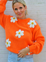 - Estelle Orange Sweater