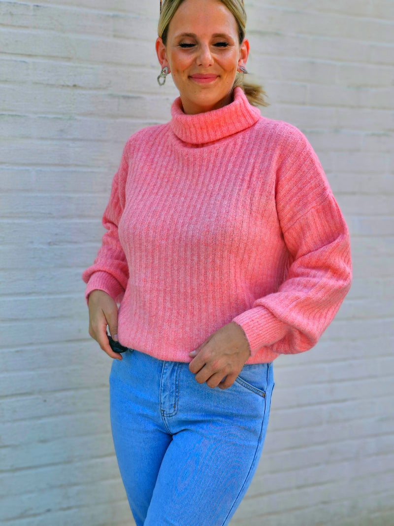 - Peach Sweater