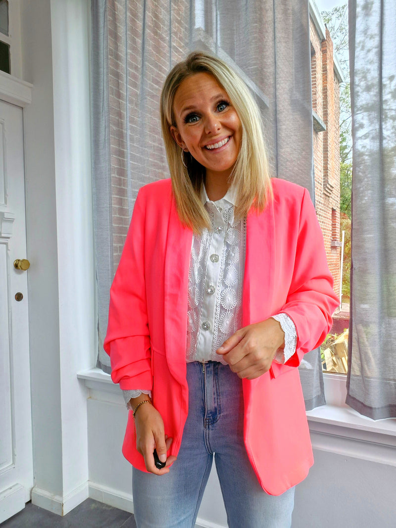 - Xiri Neon Pink Blazer