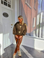 - Valerie Brown Leather Pants