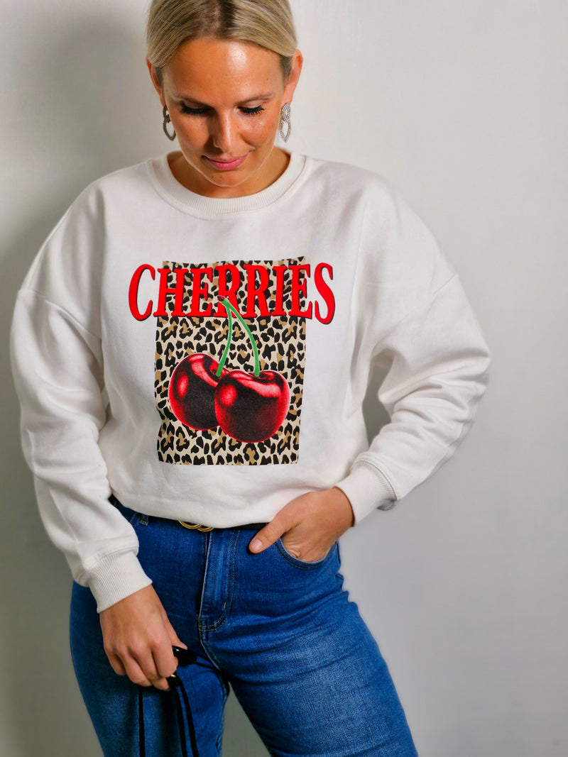 - Cherries Sweater