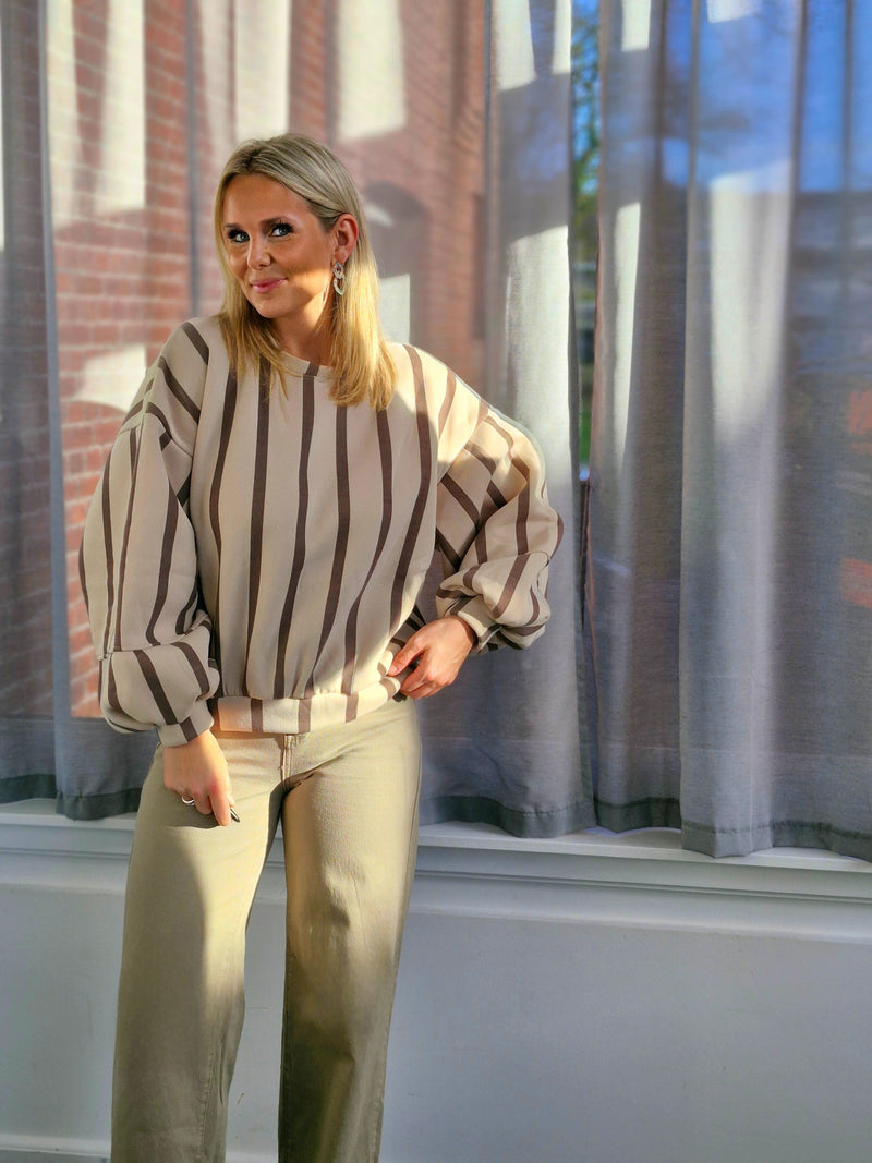 - Vara Beige Sweater