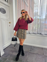 - Selina Bordeaux Sweatshirt