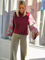 - Nora Bordeaux Sweatshirt