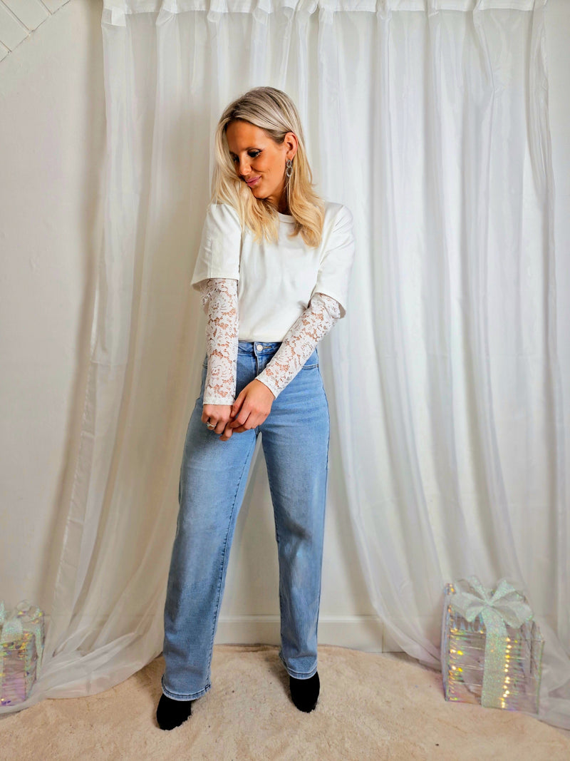 - Flo White T-shirt