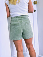 - Kaki Denim Short
