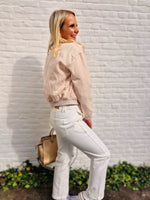 - Bomber Beige Jacket