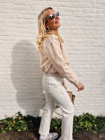 - Bomber Beige Jacket