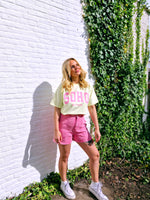 -Soho Yellow/Rose T-shirt