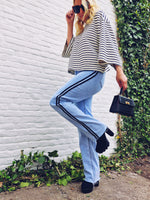 - Stripe Jeans