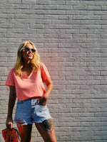 - Fluo Salmon T-shirt