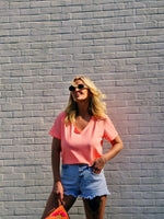- Fluo Salmon T-shirt