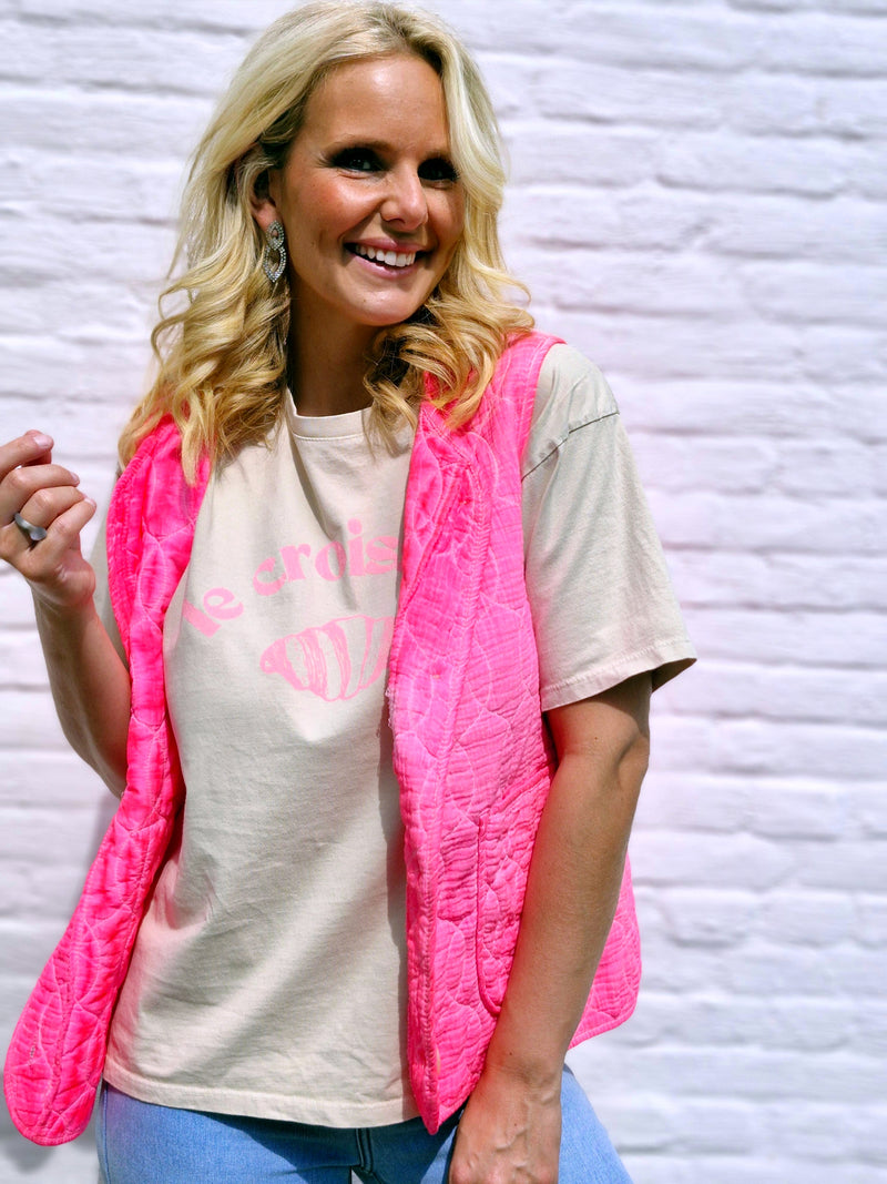 - Croissant T-shirt