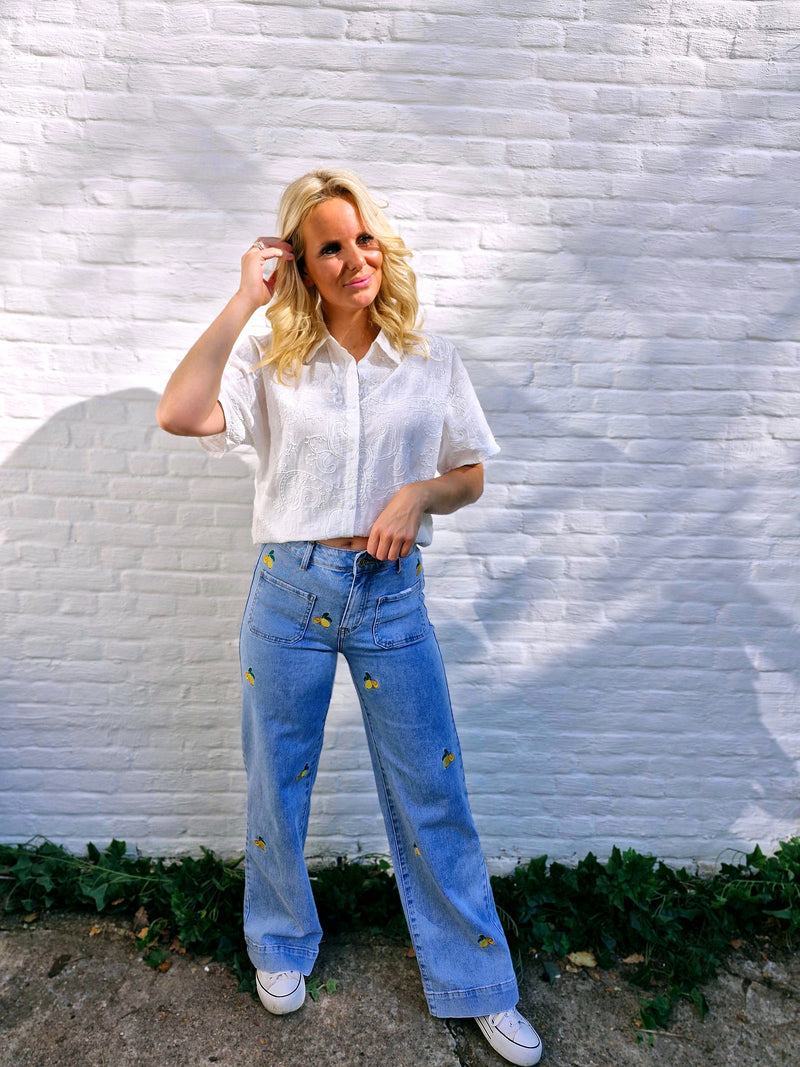 - Lémon Wide Leg Jeans