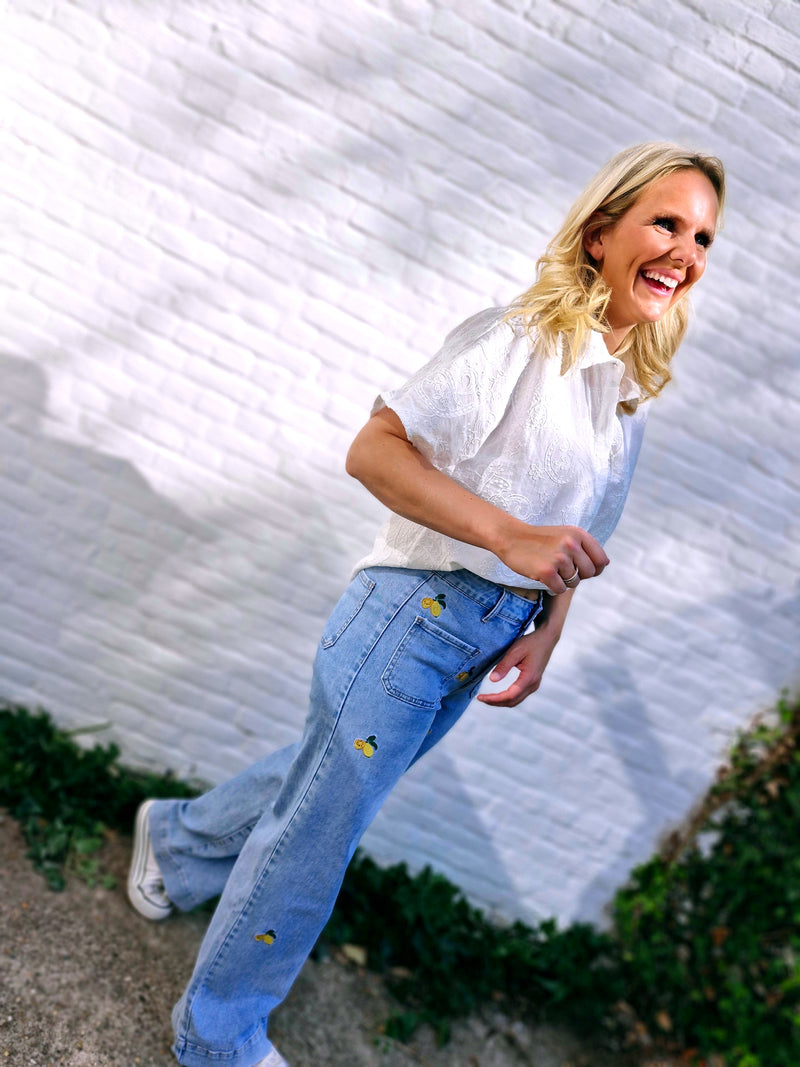 - Lémon Wide Leg Jeans