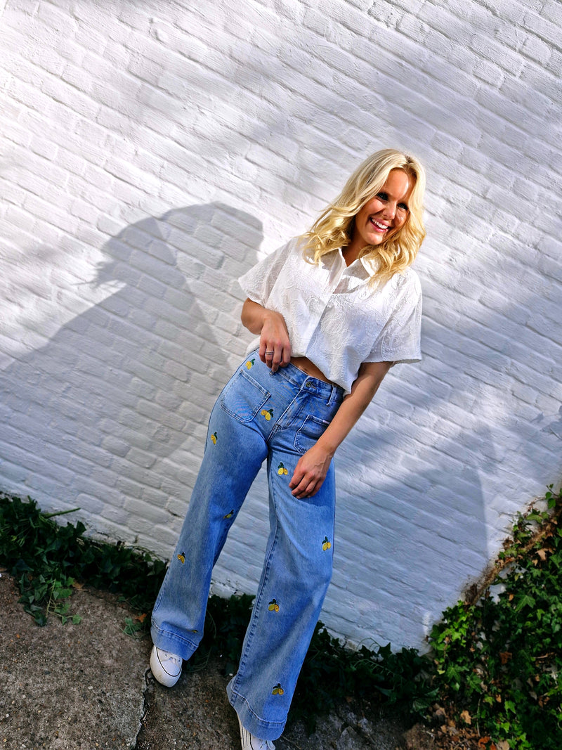 - Lémon Wide Leg Jeans