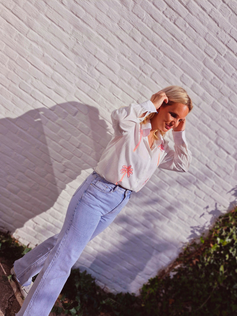 - Palm Blouse
