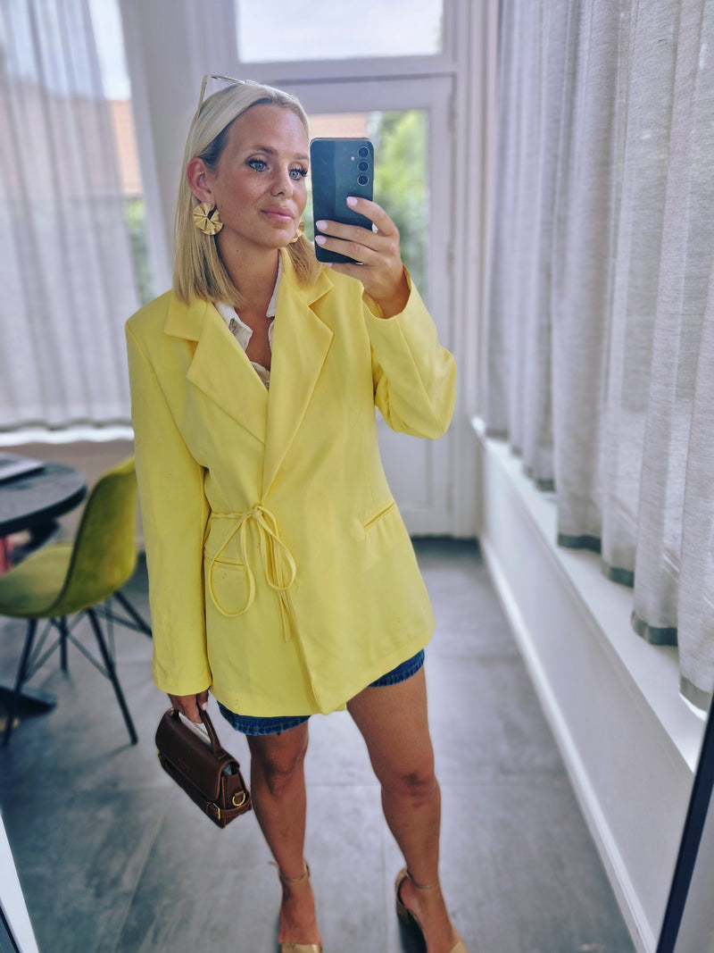 - Yellow Classy Jacket/Blazer