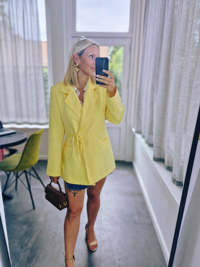 - Yellow Classy Jacket/Blazer
