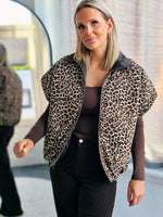 - Leopard Coffee Bodywarmer