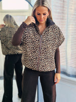 - Leopard Coffee Bodywarmer