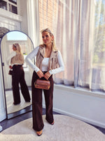 - Beige Fringe Vest