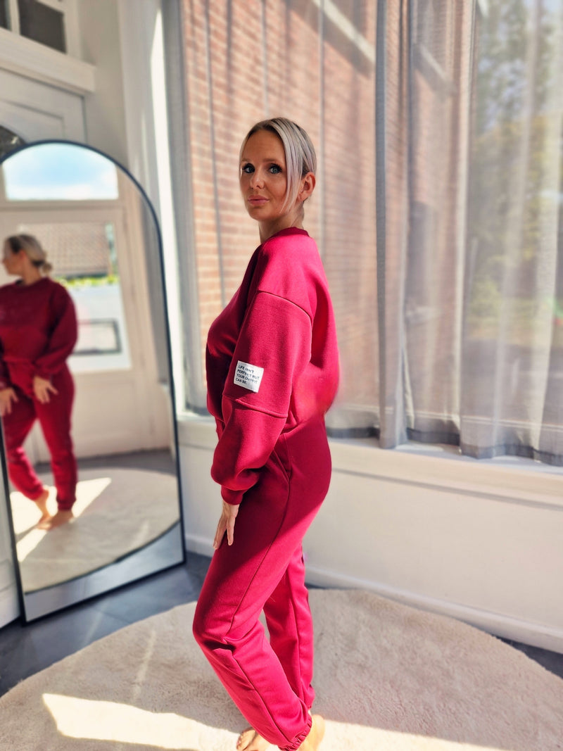 - Cozy Burgundy Set