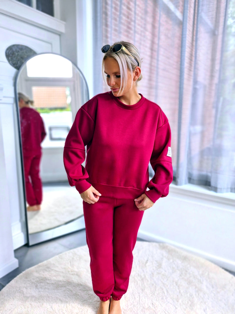 - Cozy Burgundy Set