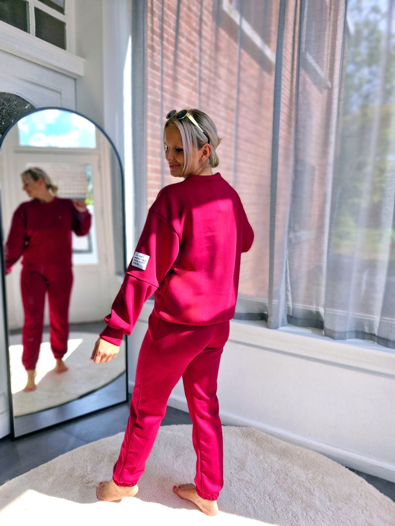- Cozy Burgundy Set