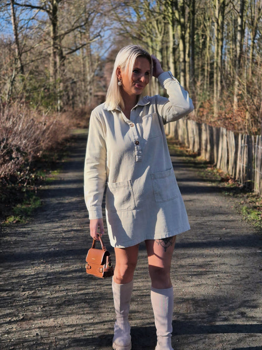 - Kiara Beige Dress