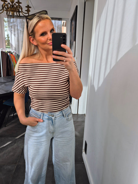 - Caffè Stripes T-shirt