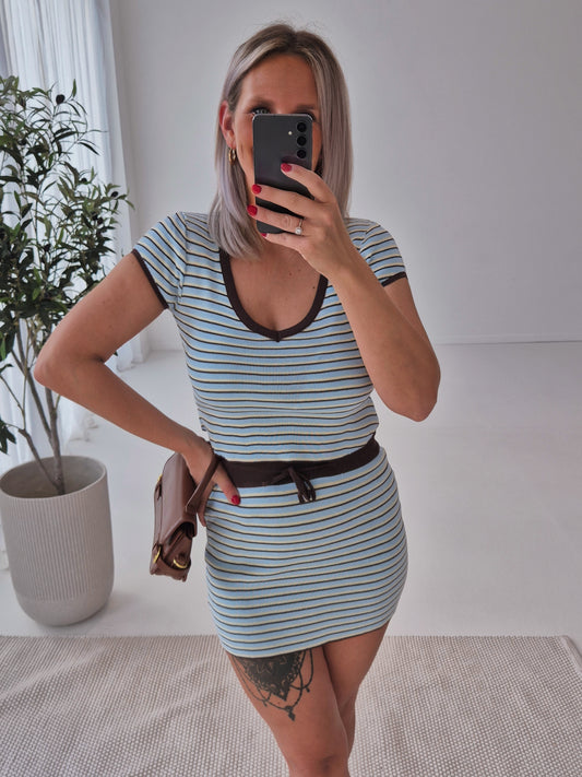 - Amalfi Striped Knit Set