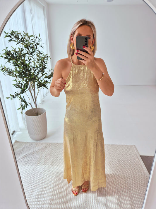 - Gaël Gold Dress