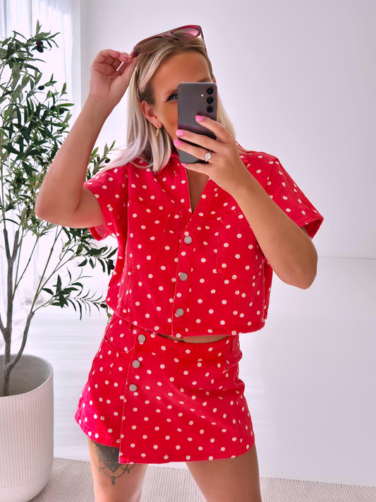 - Red Polka Dots Sets