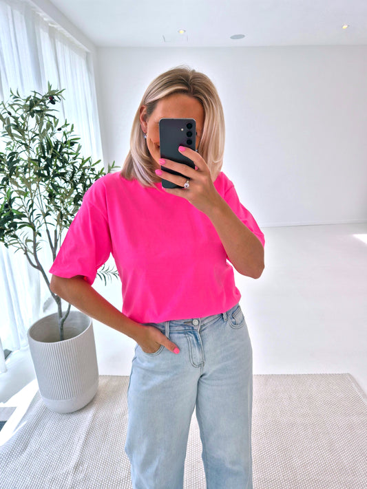 - Pink T-shirt