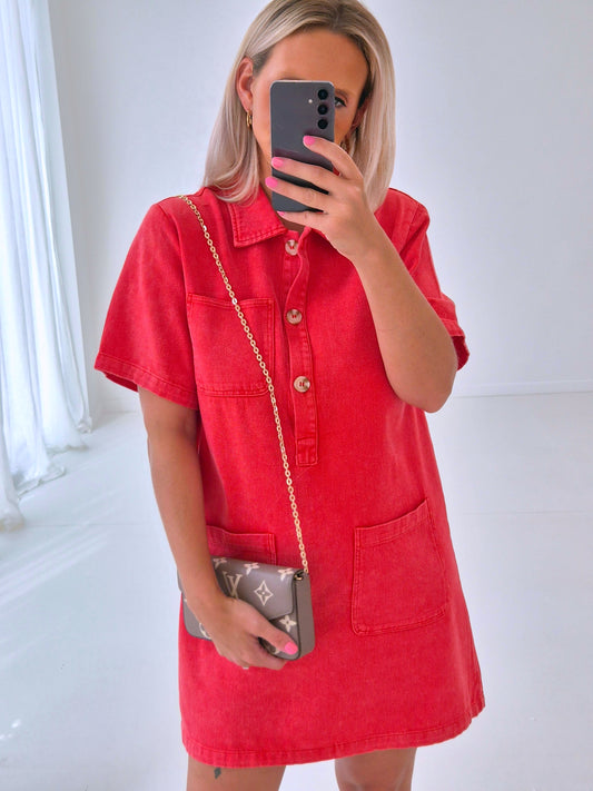 - Coral Dress