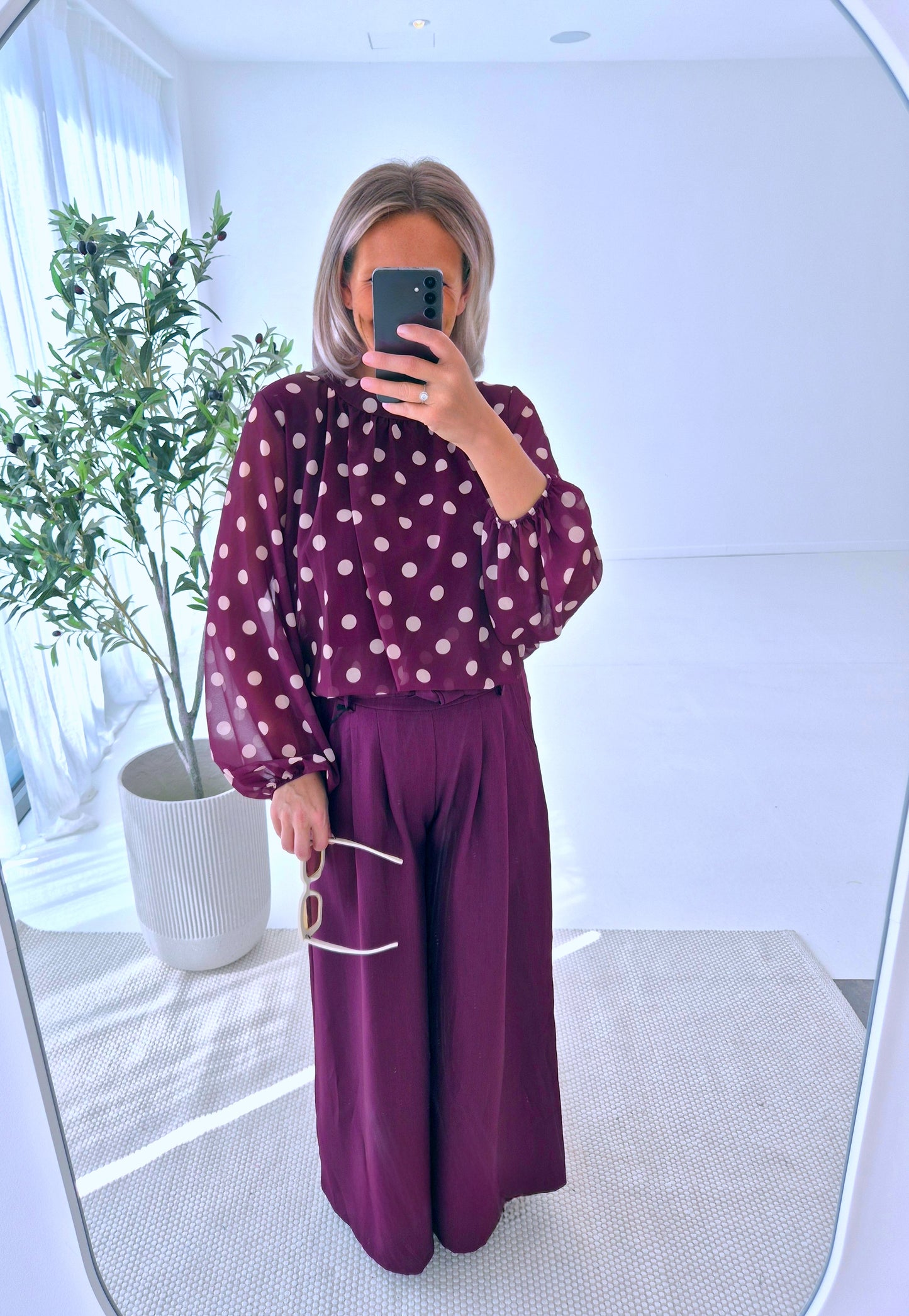 - The Dotty Blouse