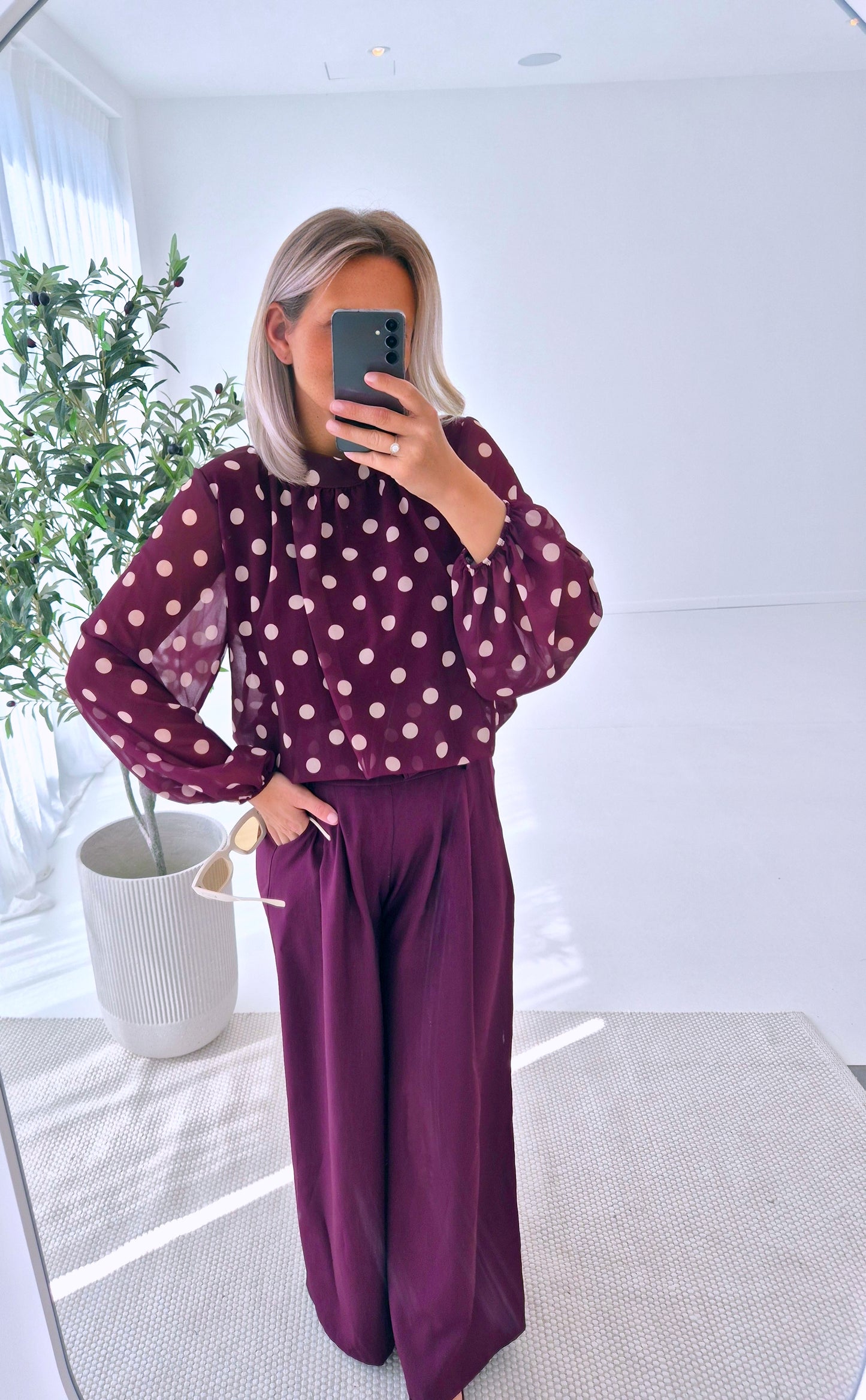 - The Dotty Blouse