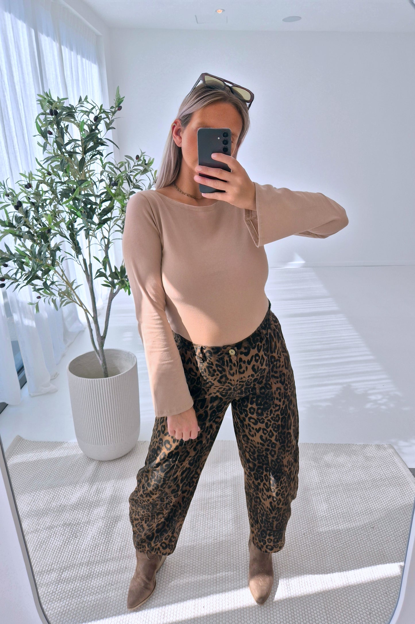 - Camel Top (With Long Sleeve)