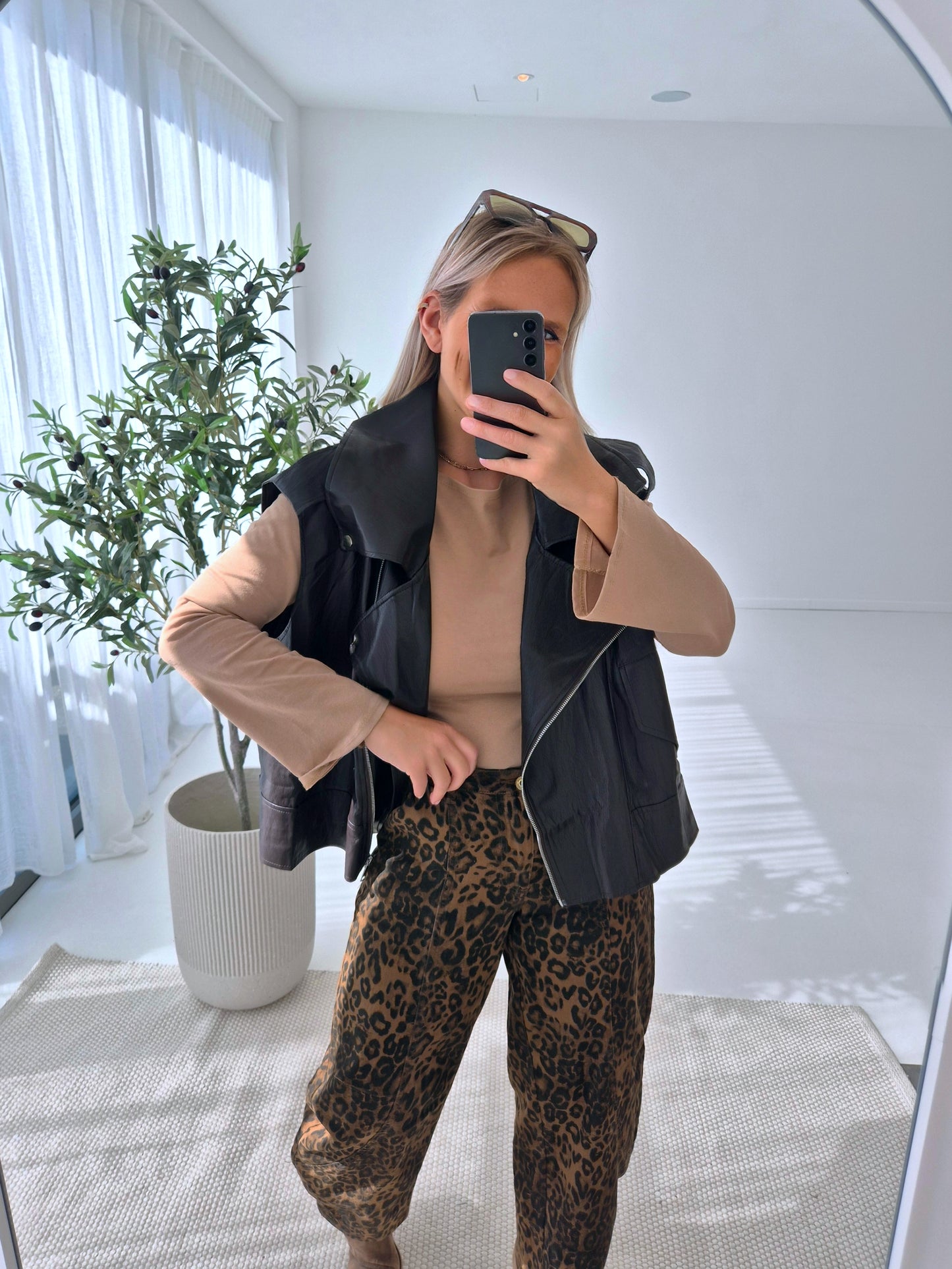 - Camel Top (With Long Sleeve)