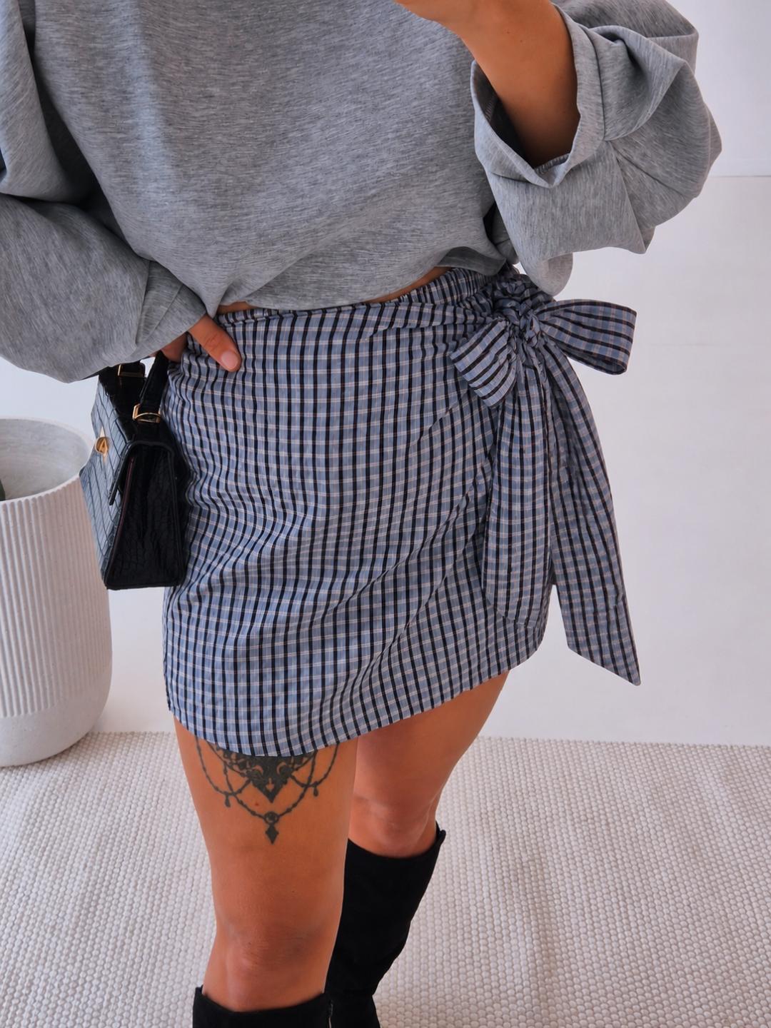 - Noir Wrap Skirt