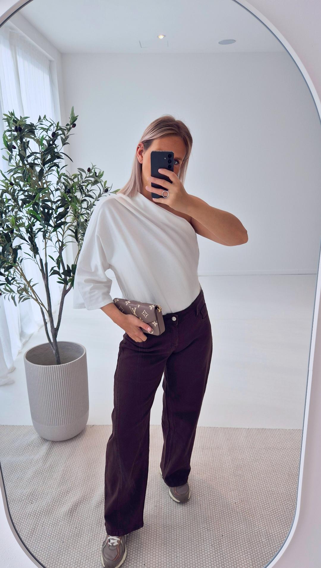- Collete White Off Shoulder Top