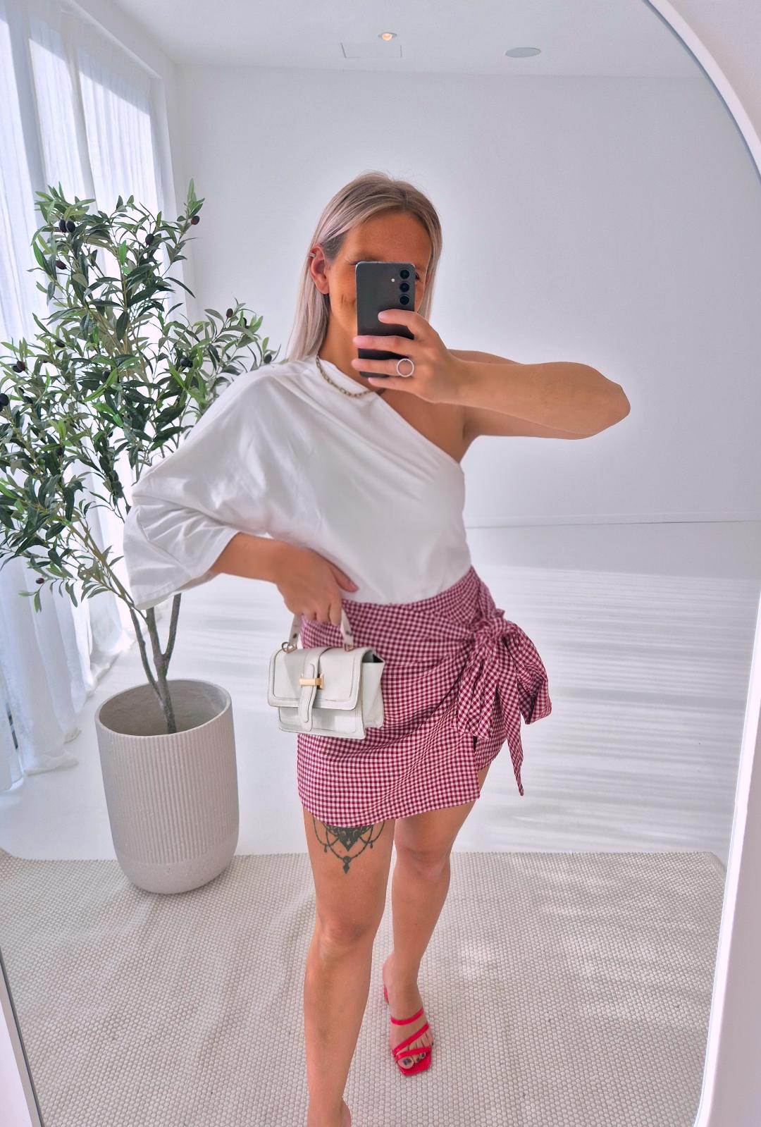 - Collete White Off Shoulder Top