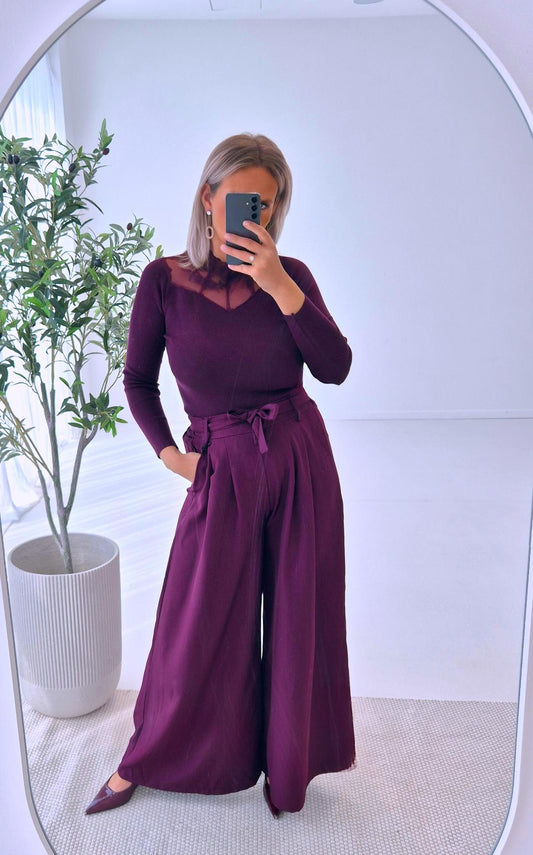 -  The Paris Classic Wide Leg Pants