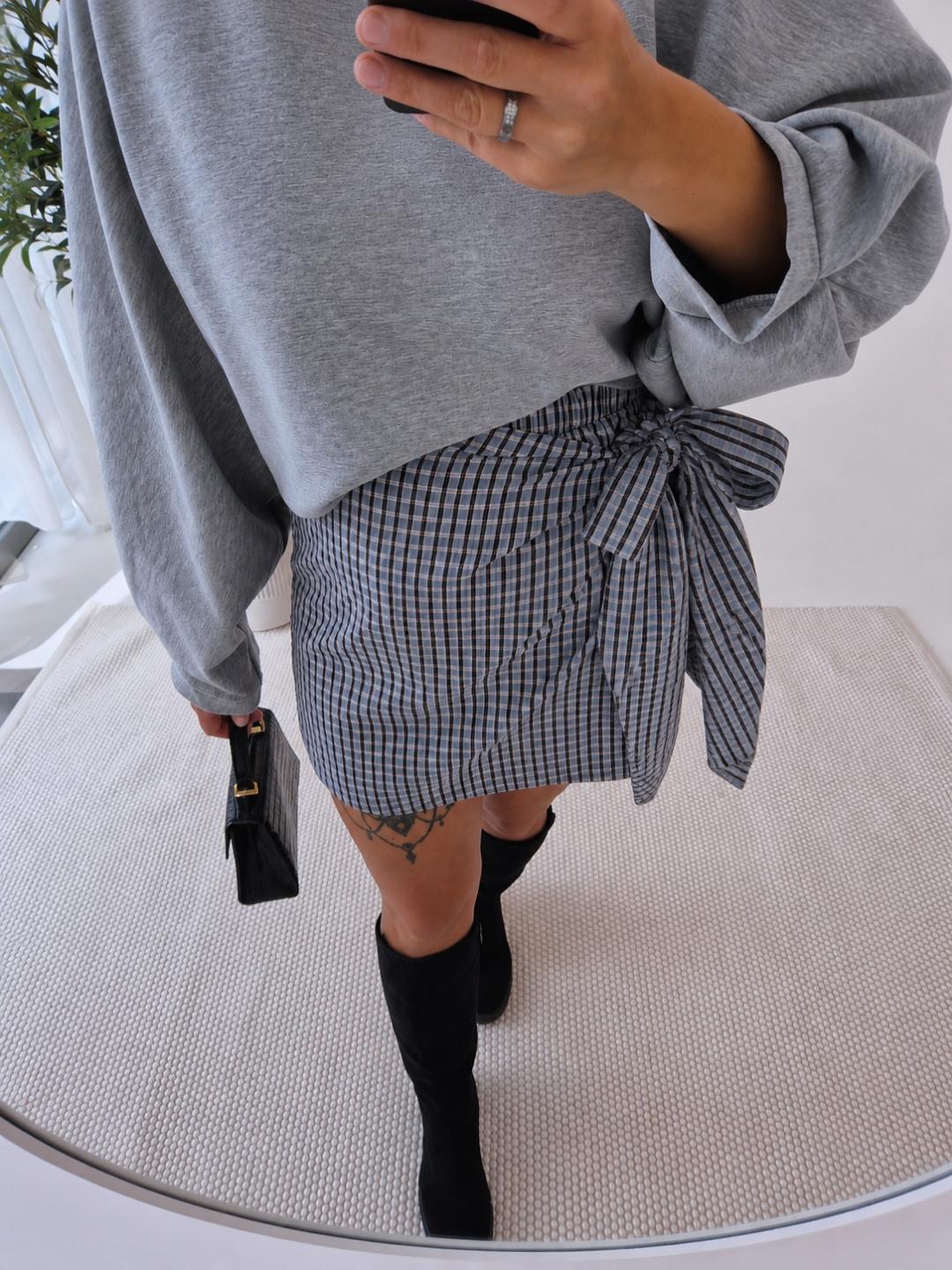 - Noir Wrap Skirt