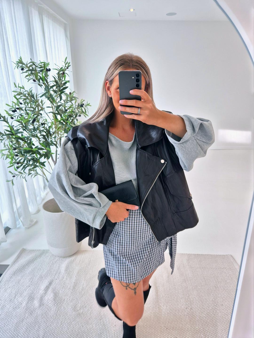 - Noir Wrap Skirt