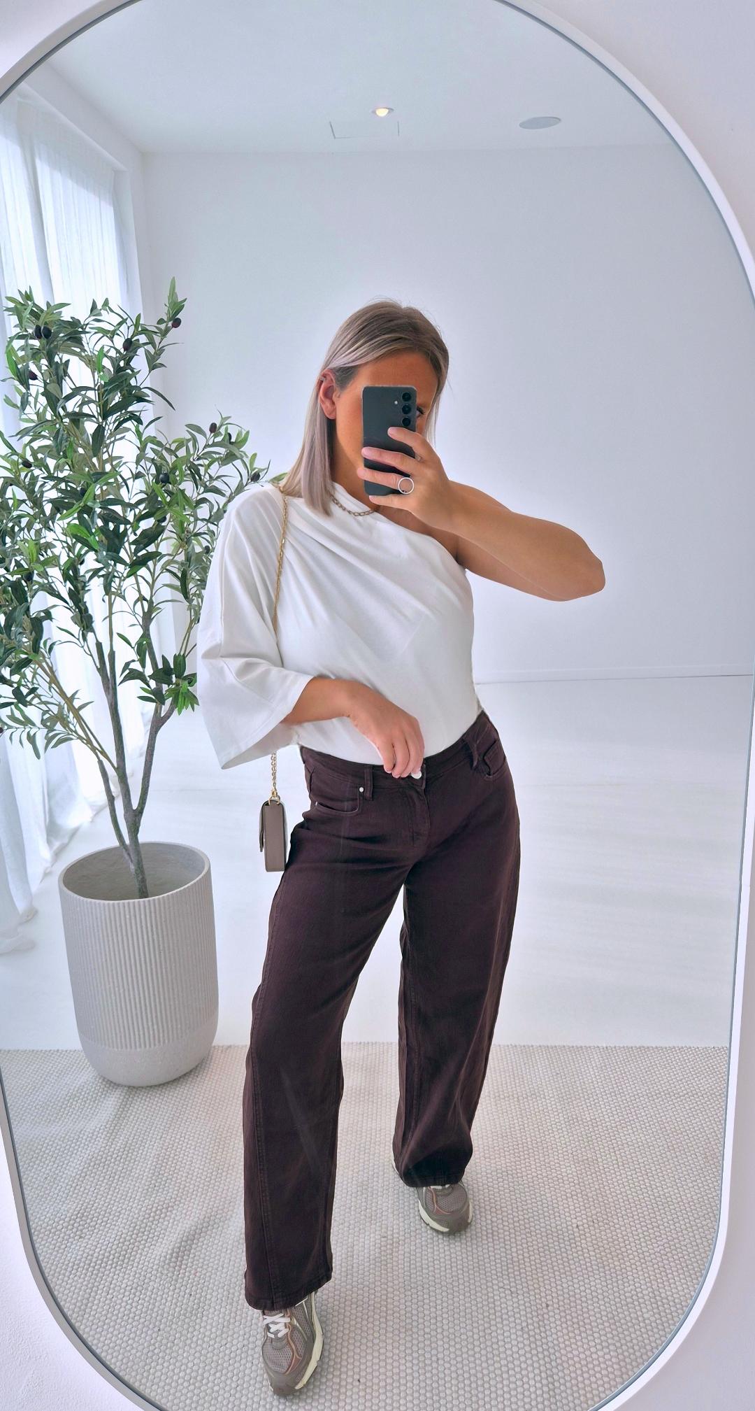 - Collete White Off Shoulder Top