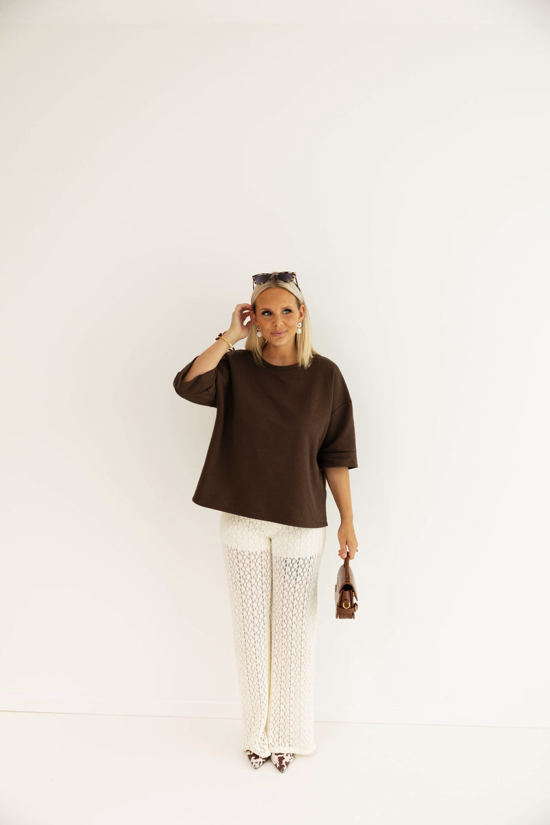 - Thibx Brown Sweater