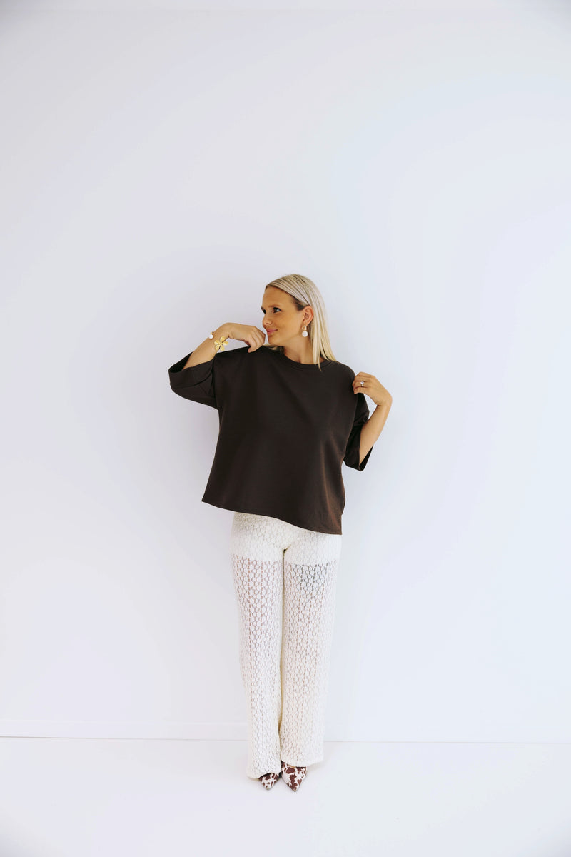 - Thibx Brown Sweater